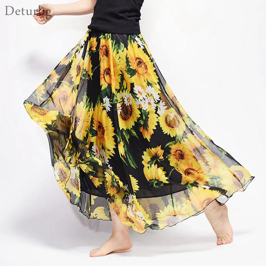 Florals Print Skirts