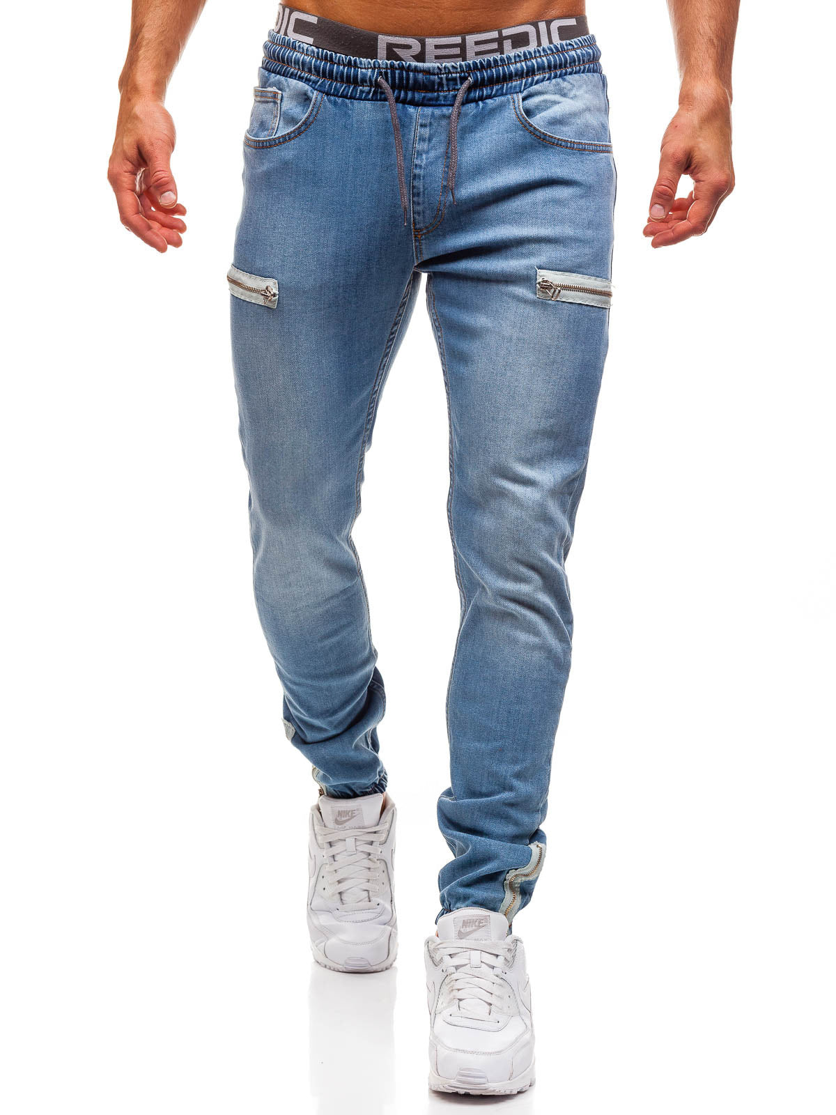 Men's denim fabric sports jeans